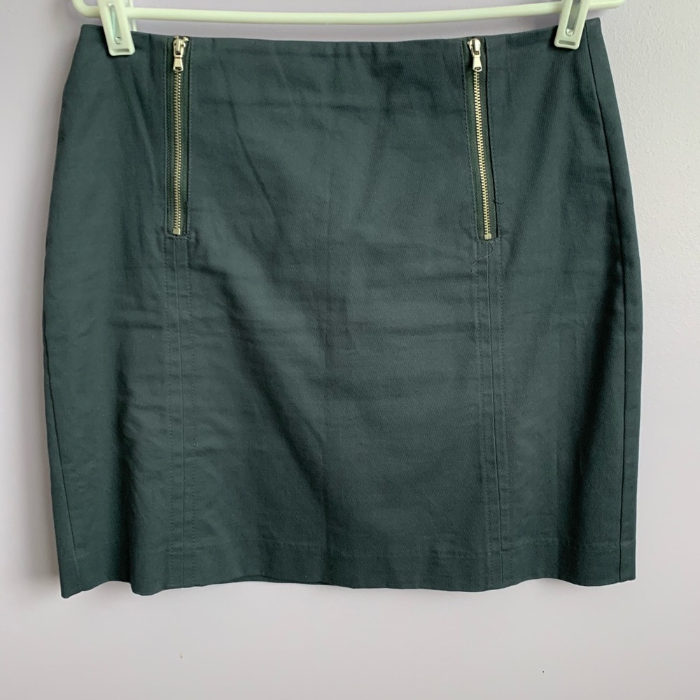 Blue pencil skirt